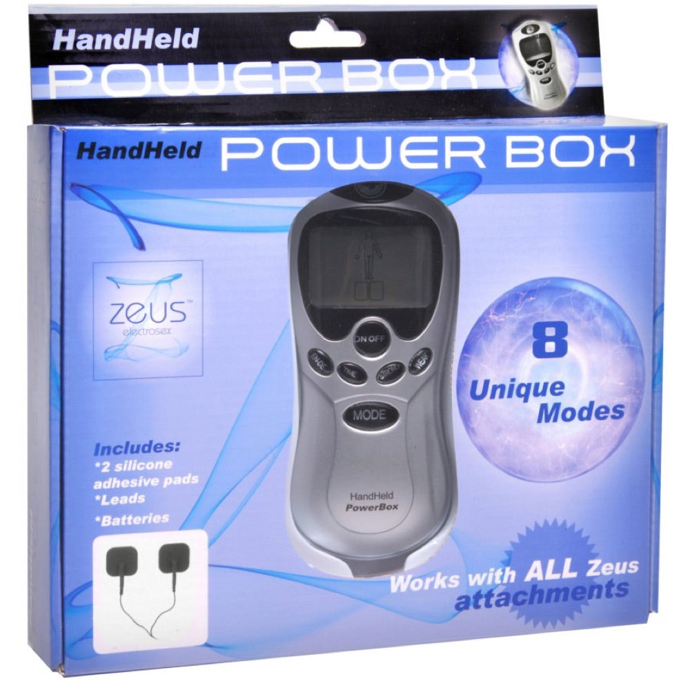 Handheld 8 Mode Power Box with Black Pads