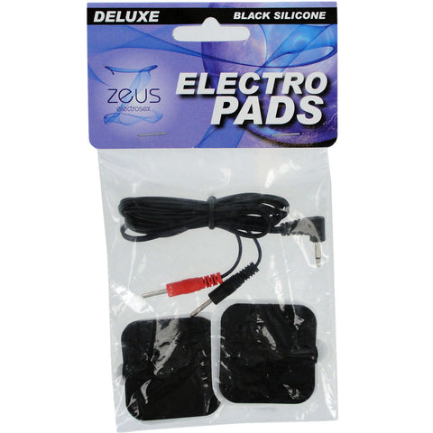 Deluxe Silicone Black Electro Pads