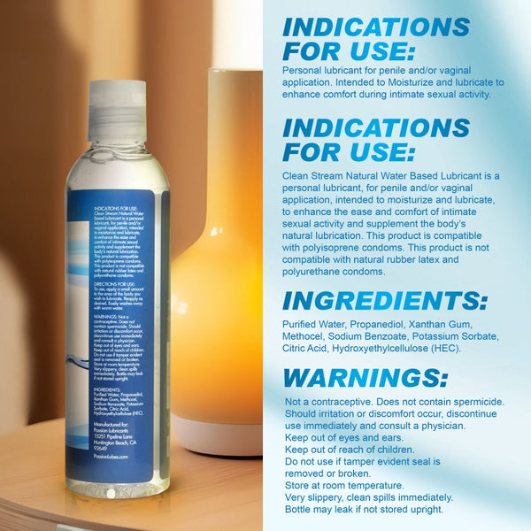 Natural Anal Lubricant 8 oz.