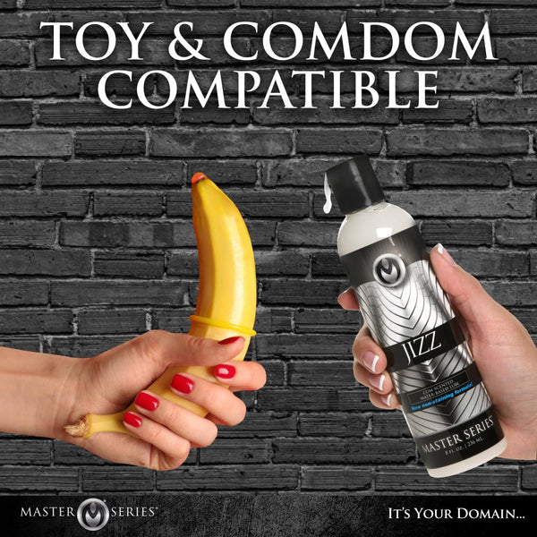 Master Series Jizz Cum Scented Water Based Lube 8 oz. - Extreme Toyz Singapore - https://extremetoyz.com.sg - Sex Toys and Lingerie Online Store - Bondage Gear / Vibrators / Electrosex Toys / Wireless Remote Control Vibes / Sexy Lingerie and Role Play / BDSM / Dungeon Furnitures / Dildos and Strap Ons &nbsp;/ Anal and Prostate Massagers / Anal Douche and Cleaning Aide / Delay Sprays and Gels / Lubricants and more...