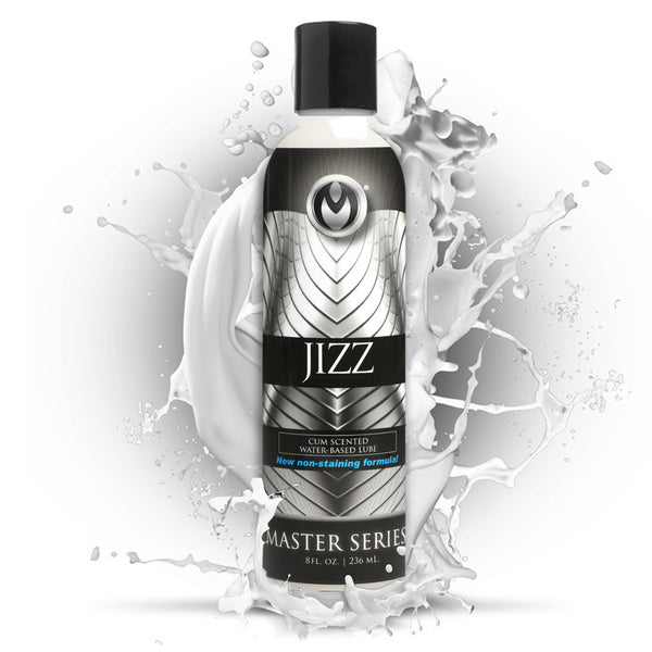 Master Series Jizz Cum Scented Water Based Lube 8 oz. - Extreme Toyz Singapore - https://extremetoyz.com.sg - Sex Toys and Lingerie Online Store - Bondage Gear / Vibrators / Electrosex Toys / Wireless Remote Control Vibes / Sexy Lingerie and Role Play / BDSM / Dungeon Furnitures / Dildos and Strap Ons &nbsp;/ Anal and Prostate Massagers / Anal Douche and Cleaning Aide / Delay Sprays and Gels / Lubricants and more...