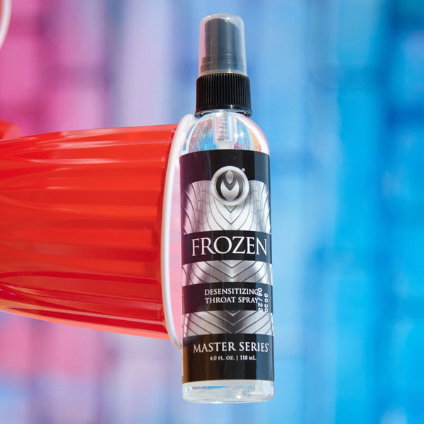 Master Series Frozen Deep Throat Desensitizing Spray 4 oz. - Extreme Toyz Singapore - https://extremetoyz.com.sg - Sex Toys and Lingerie Online Store - Bondage Gear / Vibrators / Electrosex Toys / Wireless Remote Control Vibes / Sexy Lingerie and Role Play / BDSM / Dungeon Furnitures / Dildos and Strap Ons  / Anal and Prostate Massagers / Anal Douche and Cleaning Aide / Delay Sprays and Gels / Lubricants and more...