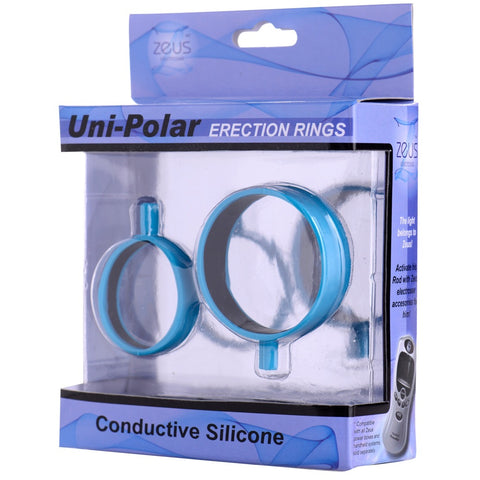 Uni-Polar Silicone Electrosex Cock Rings