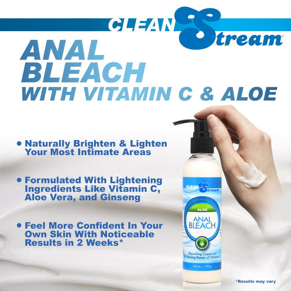 CleanStream Anal Bleach w/ Vitamin C and Aloe 6 oz. - Extreme Toyz Singapore - https://extremetoyz.com.sg - Sex Toys and Lingerie Online Store