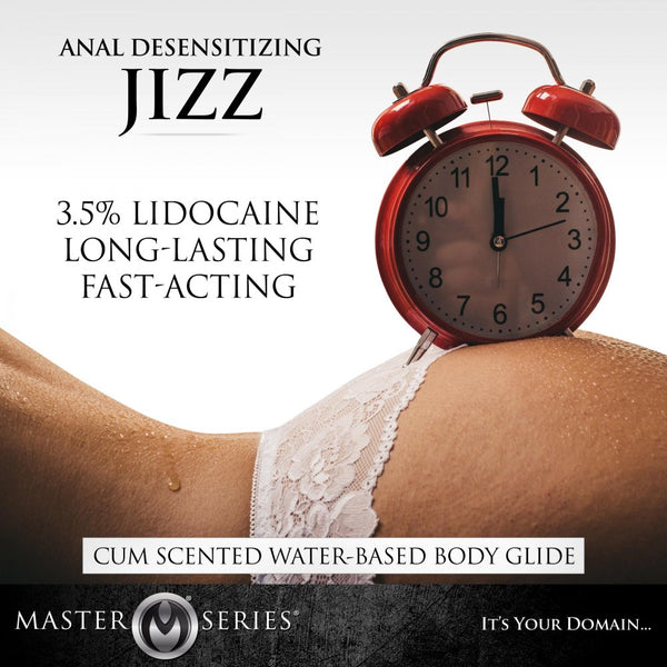 Master Series Jizz Cum Scented Anal Numbing Lube 8.25 oz. - Extreme Toyz Singapore - https://extremetoyz.com.sg - Sex Toys and Lingerie Online Store - Bondage Gear / Vibrators / Electrosex Toys / Wireless Remote Control Vibes / Sexy Lingerie and Role Play / BDSM / Dungeon Furnitures / Dildos and Strap Ons  / Anal and Prostate Massagers / Anal Douche and Cleaning Aide / Delay Sprays and Gels / Lubricants and more...