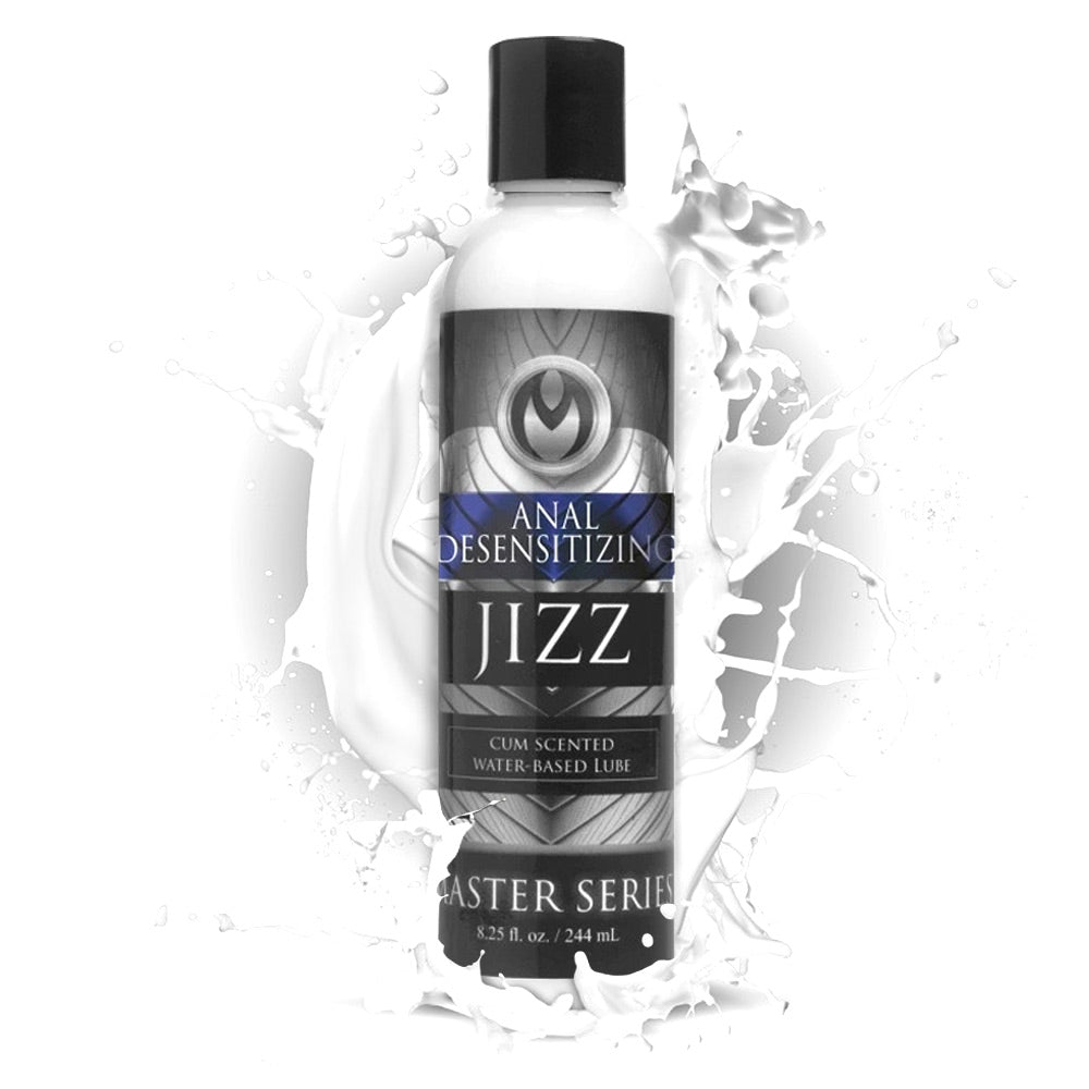 Master Series Jizz Cum Scented Anal Numbing Lube 8.25 oz. - Extreme Toyz Singapore - https://extremetoyz.com.sg - Sex Toys and Lingerie Online Store - Bondage Gear / Vibrators / Electrosex Toys / Wireless Remote Control Vibes / Sexy Lingerie and Role Play / BDSM / Dungeon Furnitures / Dildos and Strap Ons / Anal and Prostate Massagers / Anal Douche and Cleaning Aide / Delay Sprays and Gels / Lubricants and more...