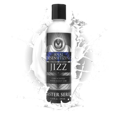 Master Series Jizz Cum Scented Anal Numbing Lube 8.25 oz. - Extreme Toyz Singapore - https://extremetoyz.com.sg - Sex Toys and Lingerie Online Store - Bondage Gear / Vibrators / Electrosex Toys / Wireless Remote Control Vibes / Sexy Lingerie and Role Play / BDSM / Dungeon Furnitures / Dildos and Strap Ons / Anal and Prostate Massagers / Anal Douche and Cleaning Aide / Delay Sprays and Gels / Lubricants and more...