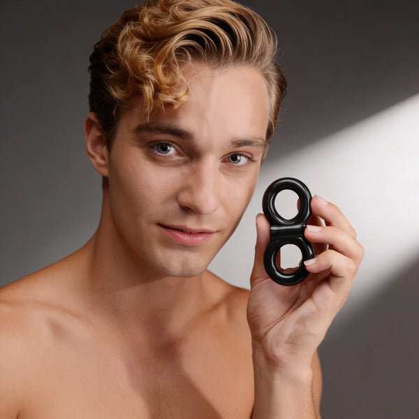 Vibrating Dual Cock Ring