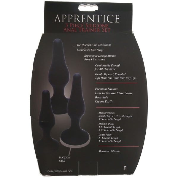 Apprentice 3 Piece Silicone Anal Trainer Set