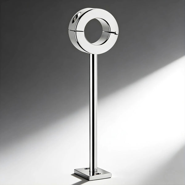 Locking Mounted CBT Scrotum Cuff with Bar