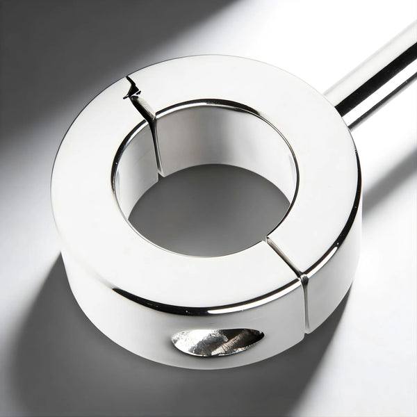 Locking Mounted CBT Scrotum Cuff with Bar