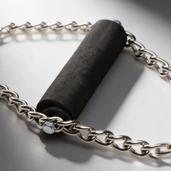 Fur Lined Nubuck Leather Suspension Cuffs