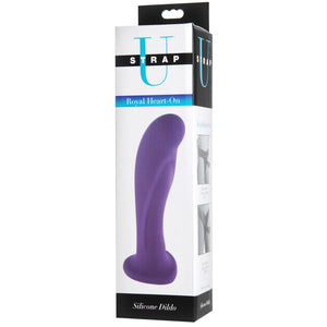 Royal Heart On Silicone Harness Dildo