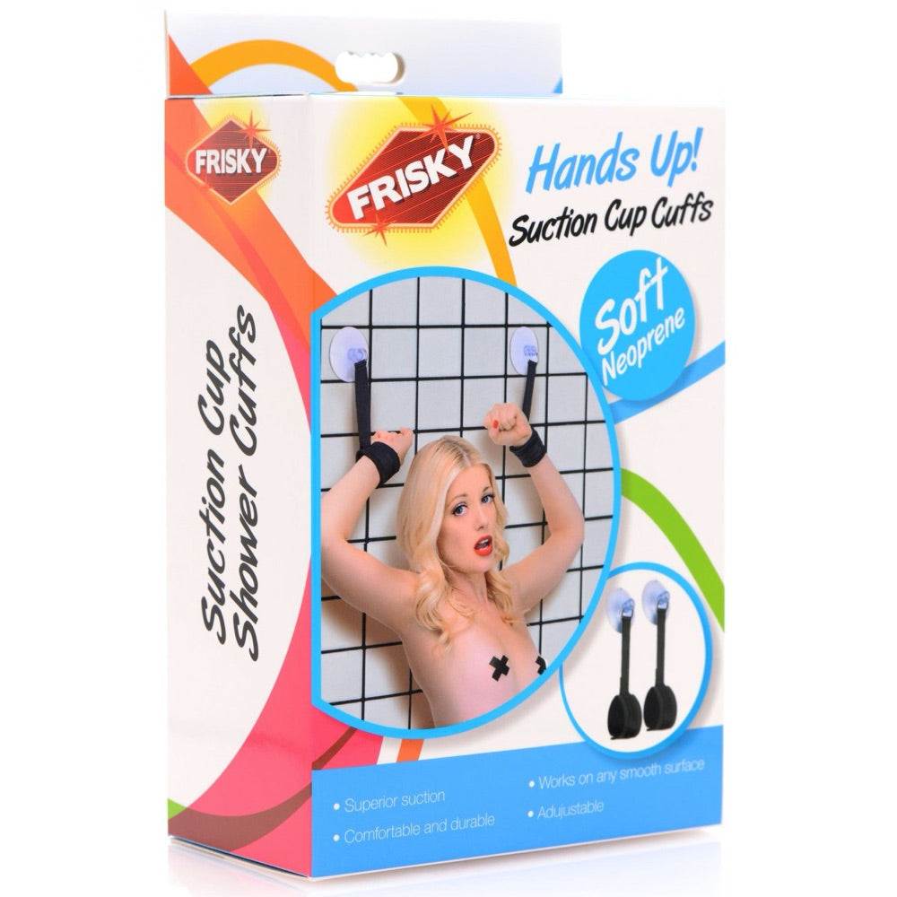 Frisky Hands Up! Suction Cup Cuffs