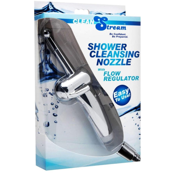 Shower Cleansing Nozzle with Flow Regulator