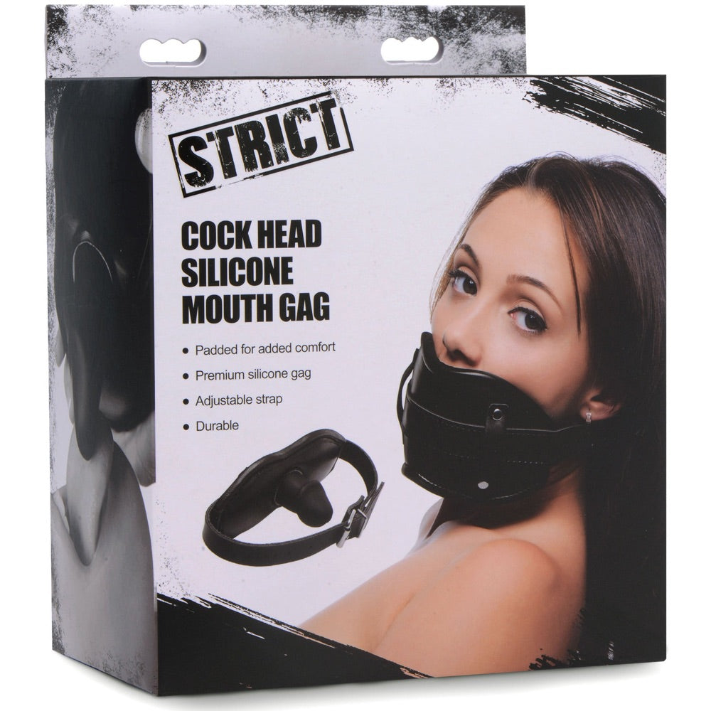 Cock Head Silicone Mouth Gag