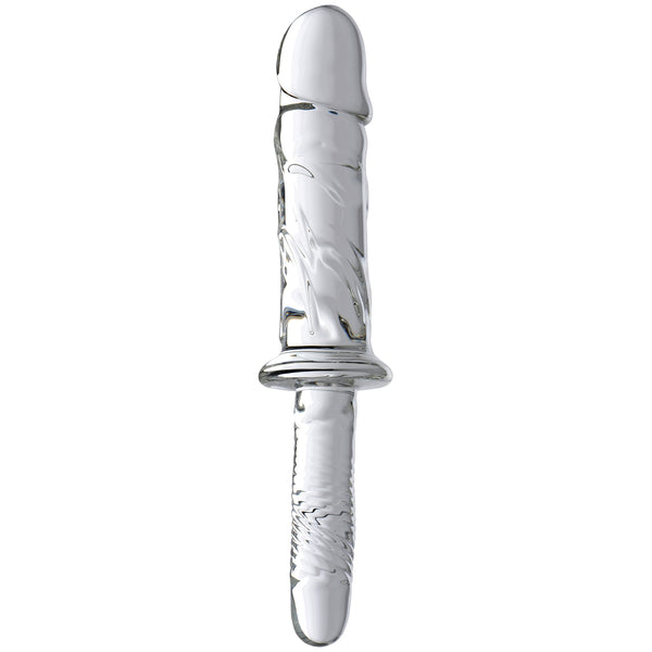 Master Series Brutus Glass Dildo Thruster - Extreme Toyz Singapore - https://extremetoyz.com.sg - Sex Toys and Lingerie Online Store - Bondage Gear / Vibrators / Electrosex Toys / Wireless Remote Control Vibes / Sexy Lingerie and Role Play / BDSM / Dungeon Furnitures / Dildos and Strap Ons / Anal and Prostate Massagers / Anal Douche and Cleaning Aide / Delay Sprays and Gels / Lubricants and more...