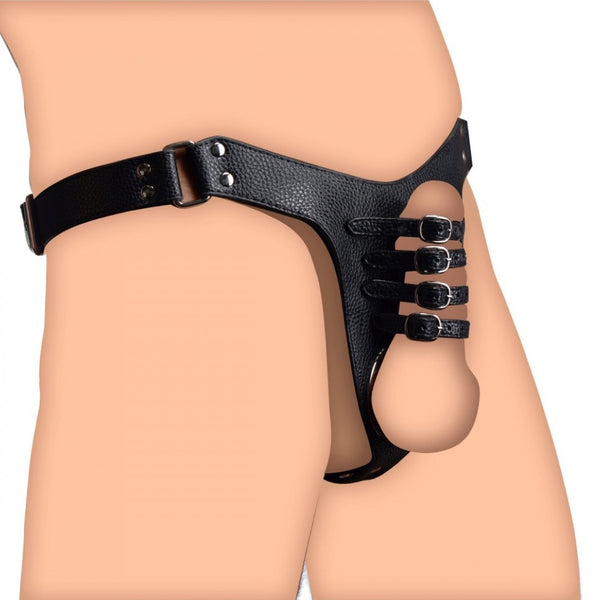 STRICT Male Chastity Harness - Extreme Toyz Singapore - https://extremetoyz.com.sg - Sex Toys and Lingerie Online Store - Bondage Gear / Vibrators / Electrosex Toys / Wireless Remote Control Vibes / Sexy Lingerie and Role Play / BDSM / Dungeon Furnitures / Dildos and Strap Ons / Anal and Prostate Massagers / Anal Douche and Cleaning Aide / Delay Sprays and Gels / Lubricants and more...
