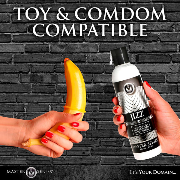 Master Series - Jizz Unscented Water-Based Lube 8 oz. - Extreme Toyz Singapore - https://extremetoyz.com.sg - Sex Toys and Lingerie Online Store 