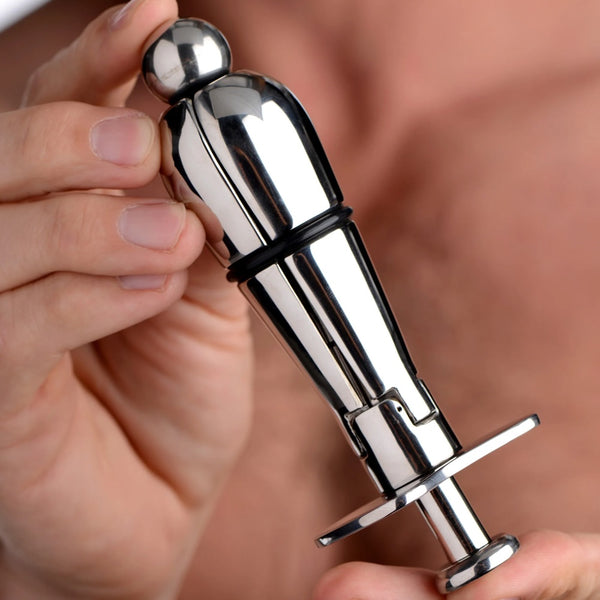 Stainless Steel Locking Anal Plug
