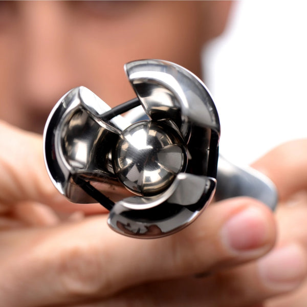 Stainless Steel Locking Anal Plug