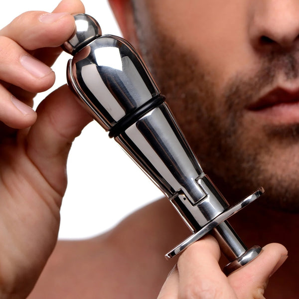 Stainless Steel Locking Anal Plug