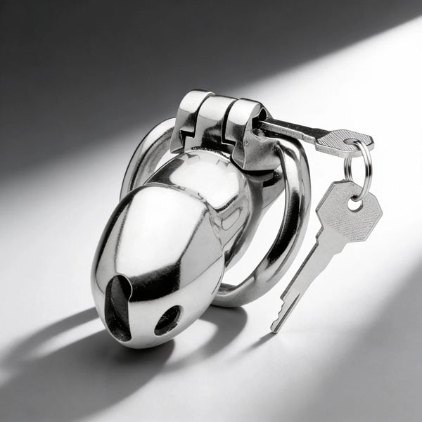 Rikers 24-7 Stainless Steel Locking Chastity Cage