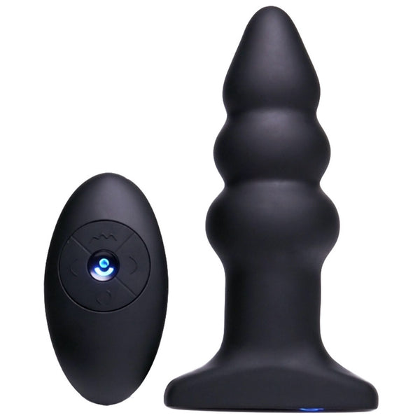 Rimmers Model I Rippled Rimming Plug with Remote - Extreme Toyz Singapore - https://extremetoyz.com.sg - Sex Toys and Lingerie Online Store - Bondage Gear / Vibrators / Electrosex Toys / Wireless Remote Control Vibes / Sexy Lingerie and Role Play / BDSM / Dungeon Furnitures / Dildos and Strap Ons / Anal and Prostate Massagers / Anal Douche and Cleaning Aide / Delay Sprays and Gels / Lubricants and more...