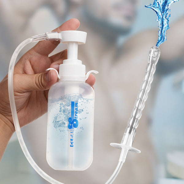 Pump Action Enema Bottle with Nozzle - 300ml