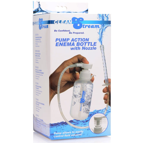 Pump Action Enema Bottle with Nozzle