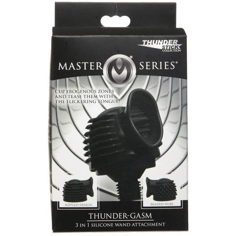Master Series Thunder-Gasm 3 in 1 Wand Attachment - Extreme Toyz Singapore - https://extremetoyz.com.sg - Sex Toys and Lingerie Online Store - Bondage Gear / Vibrators / Electrosex Toys / Wireless Remote Control Vibes / Sexy Lingerie and Role Play / BDSM / Dungeon Furnitures / Dildos and Strap Ons  / Anal and Prostate Massagers / Anal Douche and Cleaning Aide / Delay Sprays and Gels / Lubricants and more...
