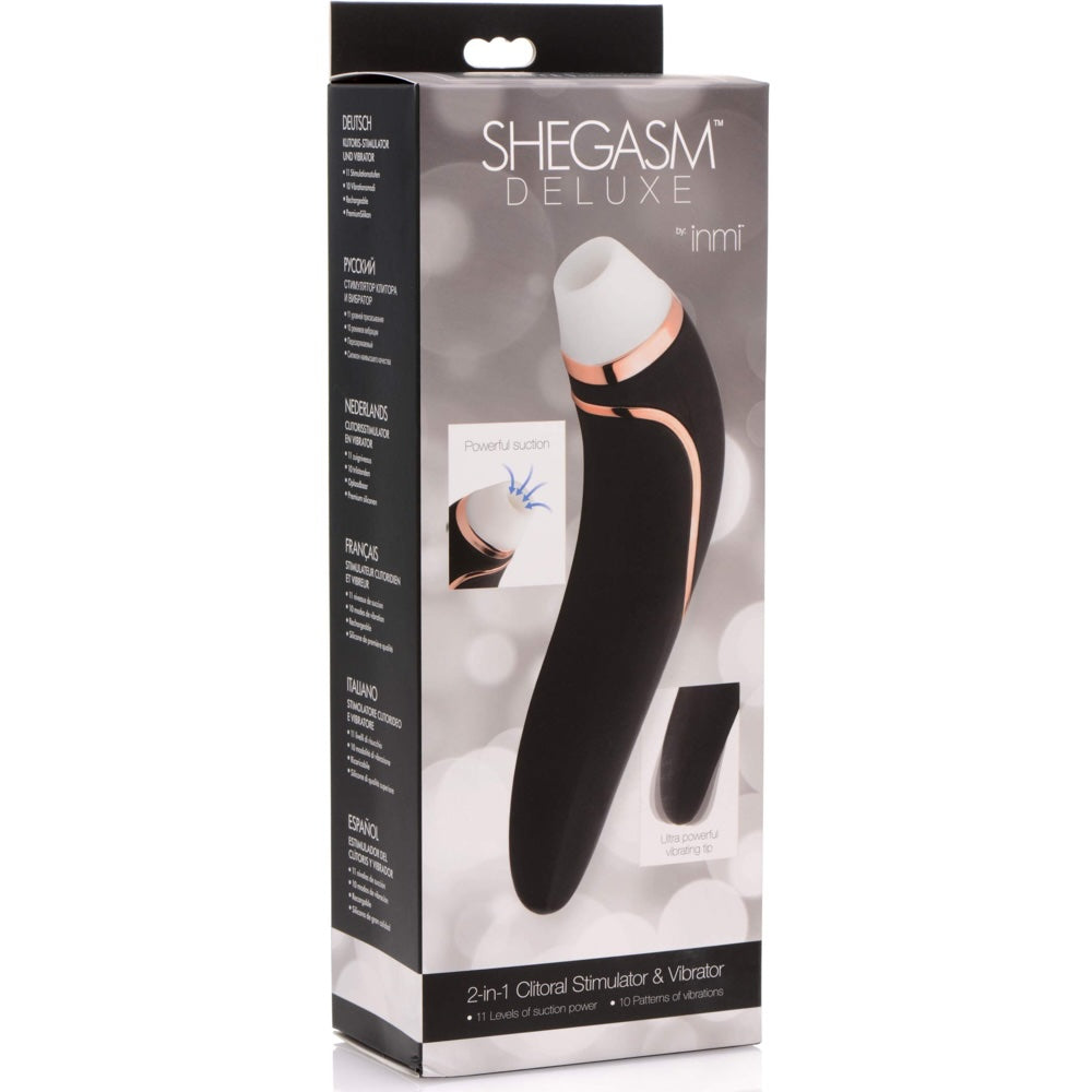 Deluxe Rechargeable Clitoral Stimulator & Vibe