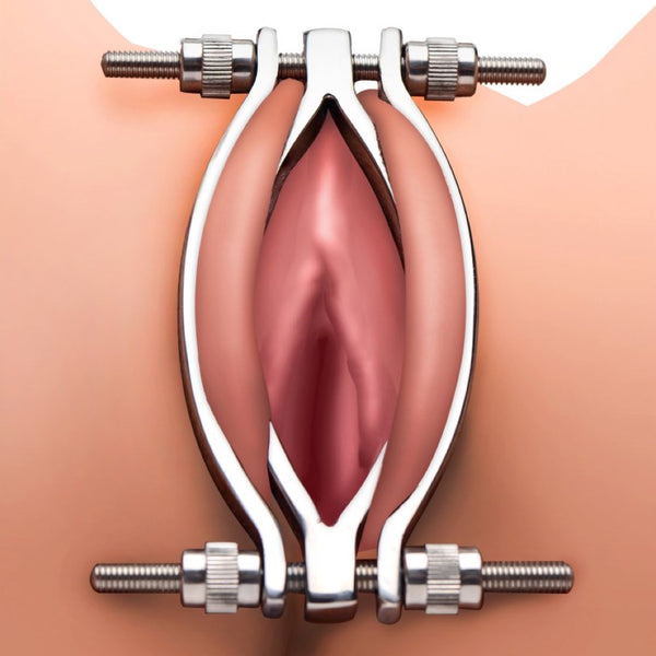 Master Series Stainless Steel Adjustable Pussy Clamp - Extreme Toyz Singapore - https://extremetoyz.com.sg - Sex Toys and Lingerie Online Store - Bondage Gear / Vibrators / Electrosex Toys / Wireless Remote Control Vibes / Sexy Lingerie and Role Play / BDSM / Dungeon Furnitures / Dildos and Strap Ons  / Anal and Prostate Massagers / Anal Douche and Cleaning Aide / Delay Sprays and Gels / Lubricants and more...