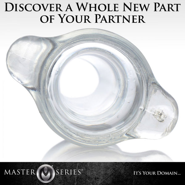 Master Series PeepHole Clear Hollow Anal Plug - Extreme Toyz Singapore - https://extremetoyz.com.sg - Sex Toys and Lingerie Online Store - Bondage Gear / Vibrators / Electrosex Toys / Wireless Remote Control Vibes / Sexy Lingerie and Role Play / BDSM / Dungeon Furnitures / Dildos and Strap Ons / Anal and Prostate Massagers / Anal Douche and Cleaning Aide / Delay Sprays and Gels / Lubricants and more...