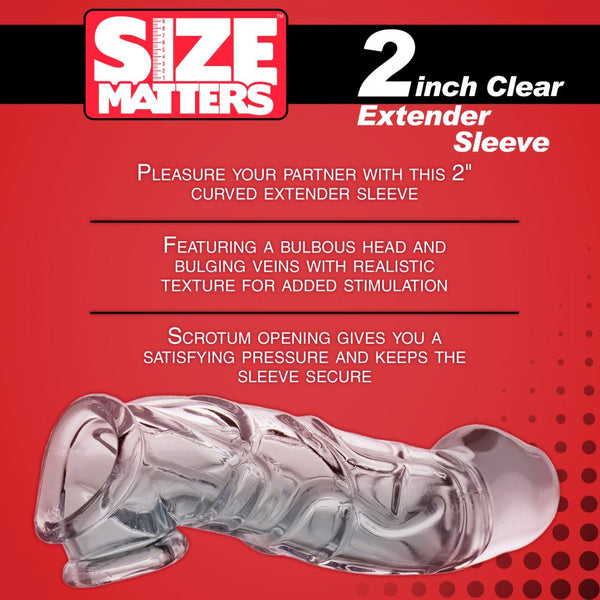 2" Clear Extender Sleeve