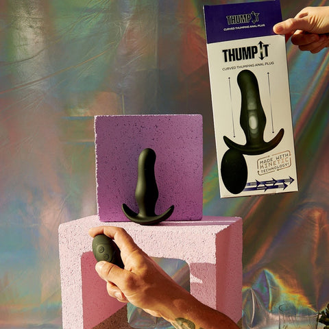 Thump It Kinetic Thumping 7X Prostate Remote Control Anal Plug - Extreme Toyz Singapore - https://extremetoyz.com.sg - Sex Toys and Lingerie Online Store - Bondage Gear / Vibrators / Electrosex Toys / Wireless Remote Control Vibes / Sexy Lingerie and Role Play / BDSM / Dungeon Furnitures / Dildos and Strap Ons  / Anal and Prostate Massagers / Anal Douche and Cleaning Aide / Delay Sprays and Gels / Lubricants and more...