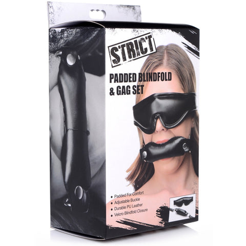 Padded Blindfold and Gag Set