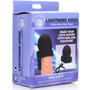 Lightning Hood E-Stim Penis Head Teaser