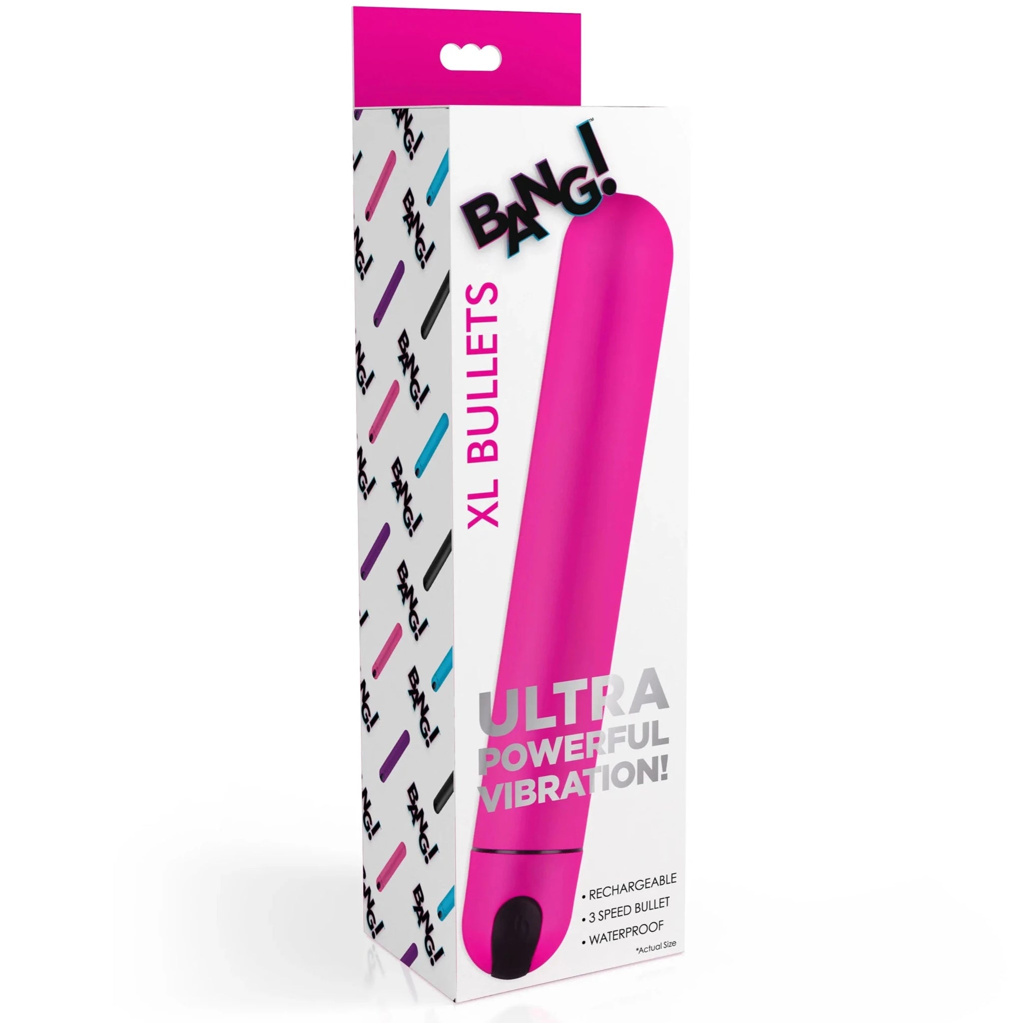 XL Rechargeable Bullet Vibrator - Pink