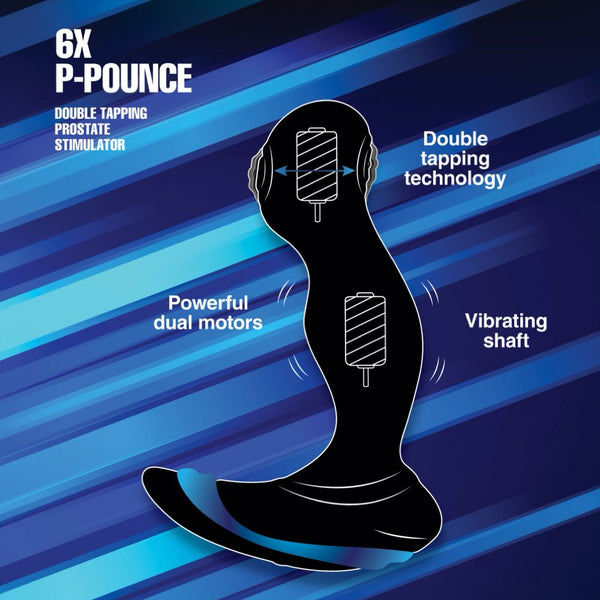 Alpha-Pro 6X P-Pounce Double Tapping Prostate Stimulator - Extreme Toyz Singapore - https://extremetoyz.com.sg - Sex Toys and Lingerie Online Store - Bondage Gear / Vibrators / Electrosex Toys / Wireless Remote Control Vibes / Sexy Lingerie and Role Play / BDSM / Dungeon Furnitures / Dildos and Strap Ons  / Anal and Prostate Massagers / Anal Douche and Cleaning Aide / Delay Sprays and Gels / Lubricants and more...