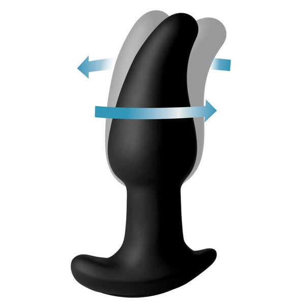 Rimmers Gyro-M 10X Curved Rimming Rechargeable Plug with Remote Control - Extreme Toyz Singapore - https://extremetoyz.com.sg - Sex Toys and Lingerie Online Store - Bondage Gear / Vibrators / Electrosex Toys / Wireless Remote Control Vibes / Sexy Lingerie and Role Play / BDSM / Dungeon Furnitures / Dildos and Strap Ons  / Anal and Prostate Massagers / Anal Douche and Cleaning Aide / Delay Sprays and Gels / Lubricants and more...