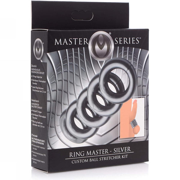 Ring Master Custom Ball Stretcher Kit - Silver