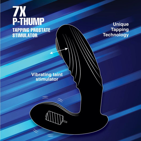  Alpha-Pro 7X P-Thump Tapping Prostate Stimulator - Extreme Toyz Singapore - https://extremetoyz.com.sg - Sex Toys and Lingerie Online Store - Bondage Gear / Vibrators / Electrosex Toys / Wireless Remote Control Vibes / Sexy Lingerie and Role Play / BDSM / Dungeon Furnitures / Dildos and Strap Ons / Anal and Prostate Massagers / Anal Douche and Cleaning Aide / Delay Sprays and Gels / Lubricants and more...
