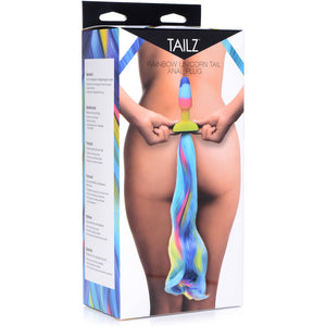 Rainbow Unicorn Tail Anal Plug