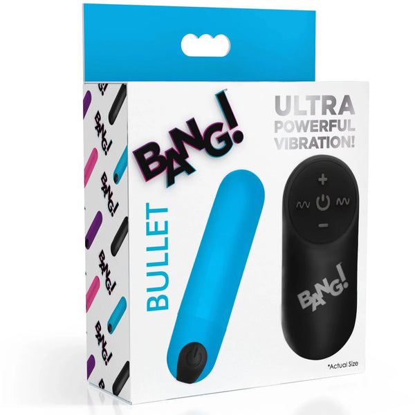 Remote Control Vibrating Bullet - Blue