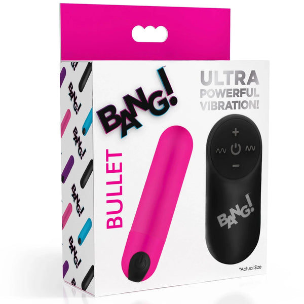 Remote Control Vibrating Bullet - Pink