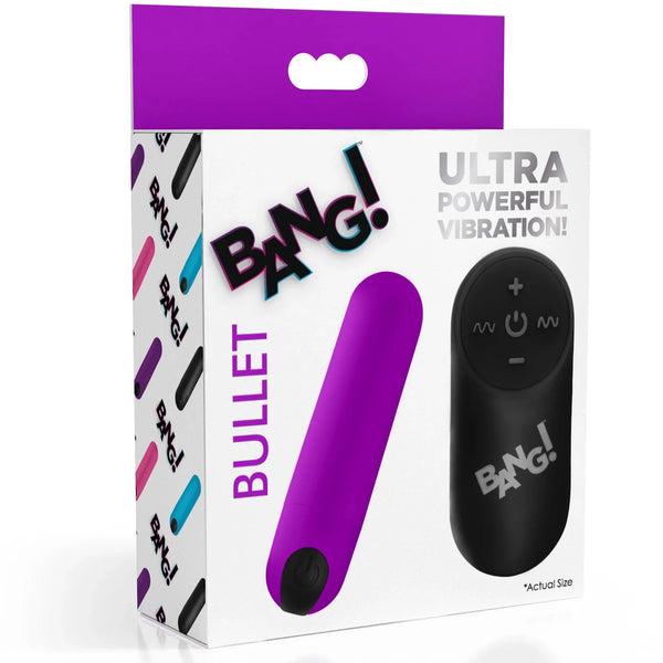 Remote Control Vibrating Bullet - Purple
