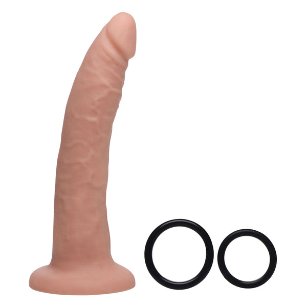 Charmed 7.5" Silicone Dildo with Harness