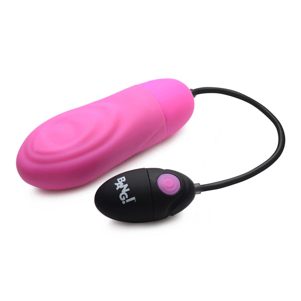 7X Pulsing Rechargeable Silicone Vibrator - Pink