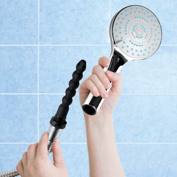 CleanStream Shower Head with Silicone Enema Nozzle - Extreme Toyz Singapore - https://extremetoyz.com.sg - Sex Toys and Lingerie Online Store